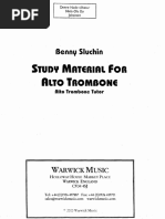 Study Material For Alto Trombone 1 (Sluchin)