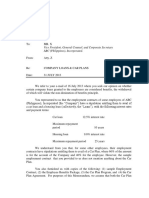 Legal Memorandum (Labor-Company Loans and Car Plans) PDF