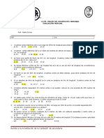 EXAMEN Bimestral HM 2016