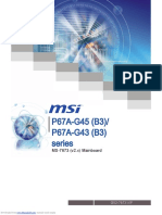 MSI Motherboard P67ag43 - b3