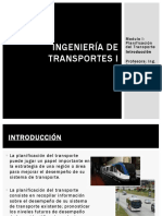 Modulo I - Planificacion Del Transporte