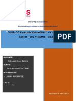 Guía de Evaluación Médico Ocupacional