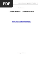 Capital Market of Bangladesh: An Assignment On