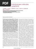 Detection of Individual Gas Molecules Adsorbed On Graphene: Letters