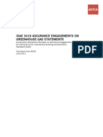 Isae 3410 Assurance Engagements On Greenhouse Gas Statements