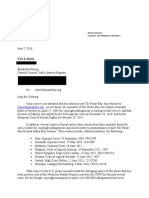 Redacted Letter To Elizabeth Finberg Re The Pirate Bay Dated 6-2-16 Final