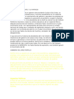 Gobierno de Lopez Portillo y La Matanza Estudiantil