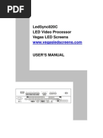 LedSync820C User Manual VLS