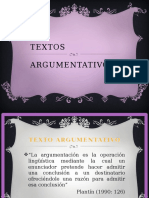 Textos Argumentativos