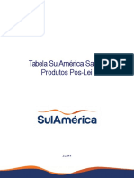 Plano de Saúde Sulamerica Tabela PME 2016