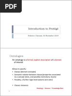 Introduction To Protégé Introduction To Protégé: Ontologies Ontologies