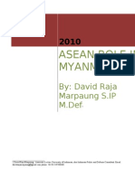 ASEAN Role in Myanmar