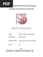 Estado Constitucional de Derecho