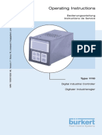 Manual Controlador de Procesos Burkert 110