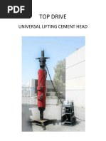 Top Drive: Universal Lifting Cement Head