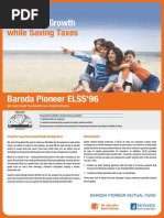 Baroda Pioneer ELSS '96 Leaflet