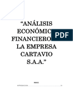 Cartavio Saa Analisis Economico Financiero