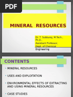 Mineral Resources