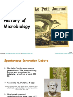 Sejarah Mikrobiologi Dan Bidang2 Mikrobiologi