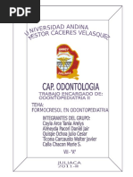 Formocresol en OdontopediatriaFORMOCRESOL EN ODONTOPEDIATRIA