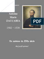 Antoine Marie ZACCARIA: Un Météore Du XVIe Siècle