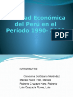 Realidad Económica en El Perú en El Período 1990 2000