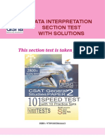 Data Interpretation Section With Solutions