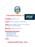 Ficha de Analisis de Las Siete Semillas