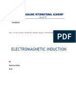 Electromagnetic Induction: BY Aashray Kotha Xii B