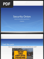 Security Onion - Network Security Monitoring in Minutes