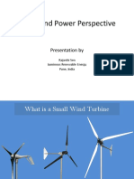 Small Wind Power Perspective