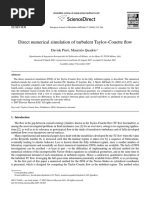 2007 (Davide Pirro) Direct Numerical Simulation of Turbulent Taylor-Couette Flow