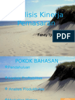 PEMASAN II (13) Analisis Kinerja Pemasaran