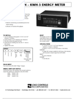 Installation - Kwh-3 Energy Meter: Reset To Install