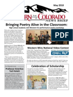 Western State College News Briefs May 2010 