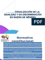 Transversalizacion Enfoque de Genero