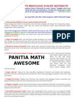 10 Langkah Menguasai Matematik