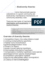 Biodiversity Theory Presentation