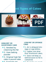 Different Types of Cakes