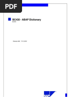 BC430-ABAP Dictionary