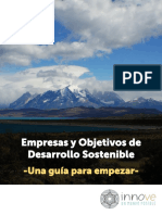 Empresa y Objetivos de Desarrollo Sostenible. Una Guía para Empezar