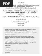 Camacho Pacheco v. Medina Vargas, 30 F.3d 126, 1st Cir. (1994)