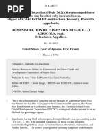 Such-Gonzalez v. Administracion, 78 F.3d 577, 1st Cir. (1996)