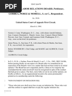 National Labor Relations Board v. Gorbea, Perez & Morell, S. en C., 328 F.2d 679, 1st Cir. (1964)