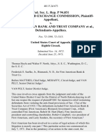 Fed. Sec. L. Rep. P 94,031 Securities and Exchange Commission v. First American Bank and Trust Company, 481 F.2d 673, 1st Cir. (1973)