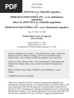 Albert M. Spound v. Mohasco Industries, Inc., Albert M. Spound v. Mohasco Industries, Inc., 534 F.2d 404, 1st Cir. (1976)