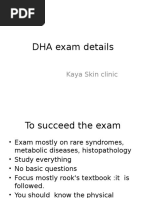 DHA Exam Details: Kaya Skin Clinic