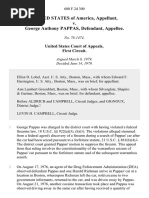 United States v. George Anthony Pappas, 600 F.2d 300, 1st Cir. (1979)