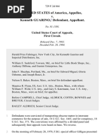 United States v. Kenneth Guarino, 729 F.2d 864, 1st Cir. (1984)