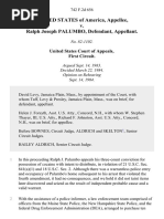 United States v. Ralph Joseph Palumbo, 742 F.2d 656, 1st Cir. (1984)